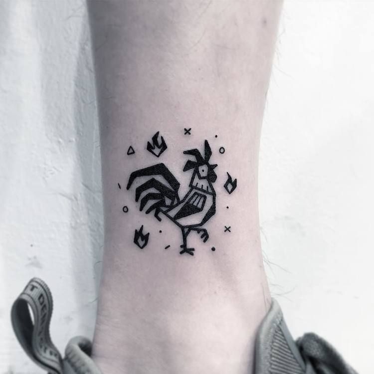 Rooster Tattoo 295