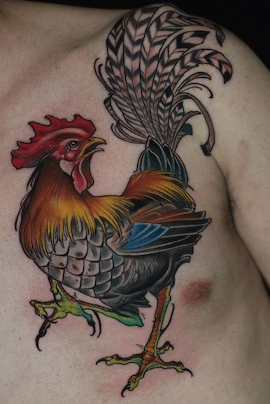 Rooster Tattoo 297