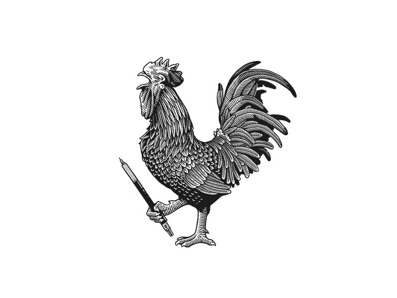 Rooster Tattoo 301