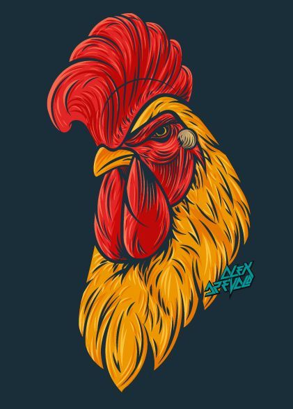 Rooster Tattoo 307