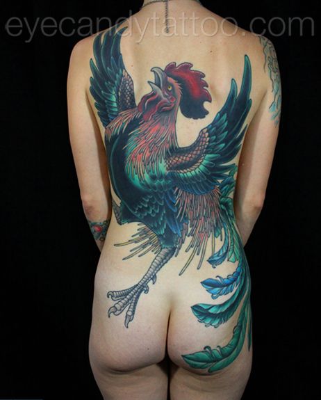 Rooster Tattoo 308