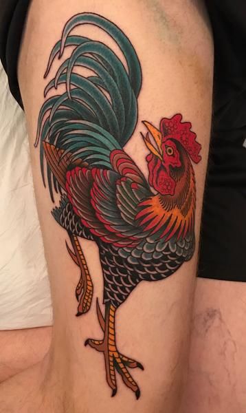 Rooster Tattoo 313