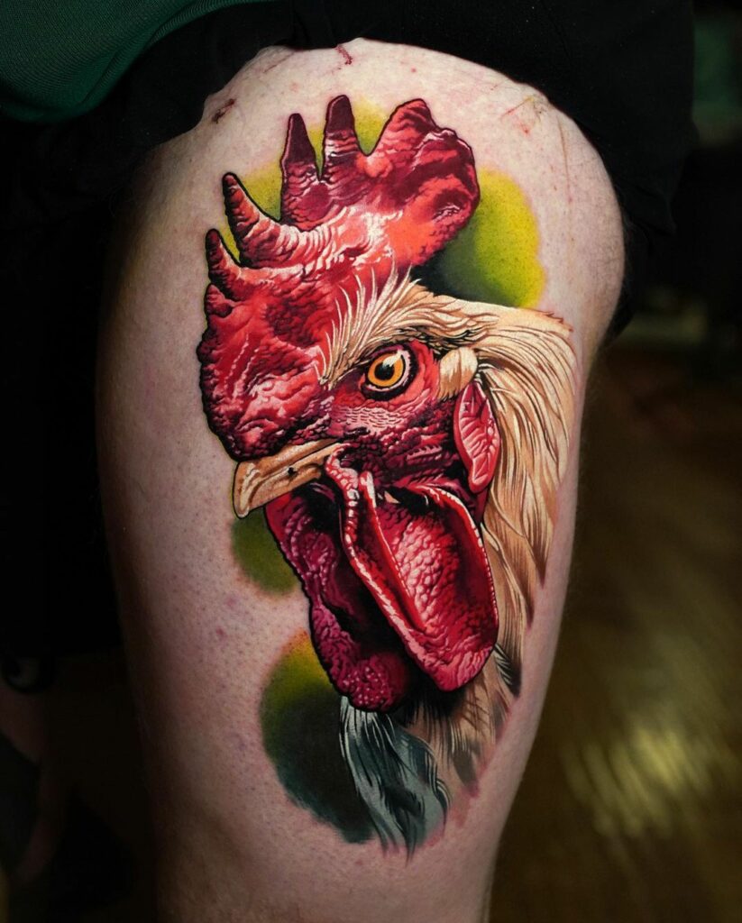 Rooster Tattoo 32