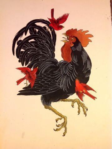 Rooster Tattoo 343
