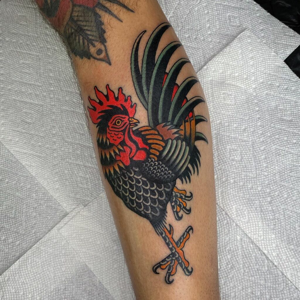 Rooster Tattoo 4