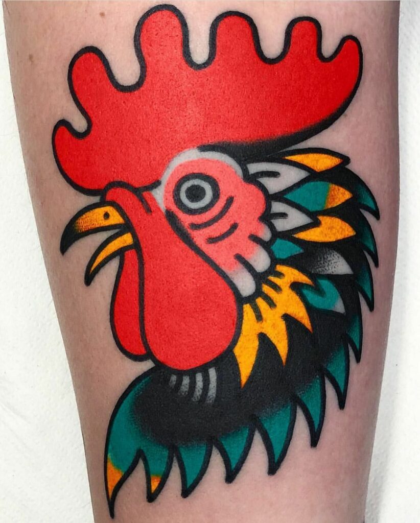Rooster Tattoo 40