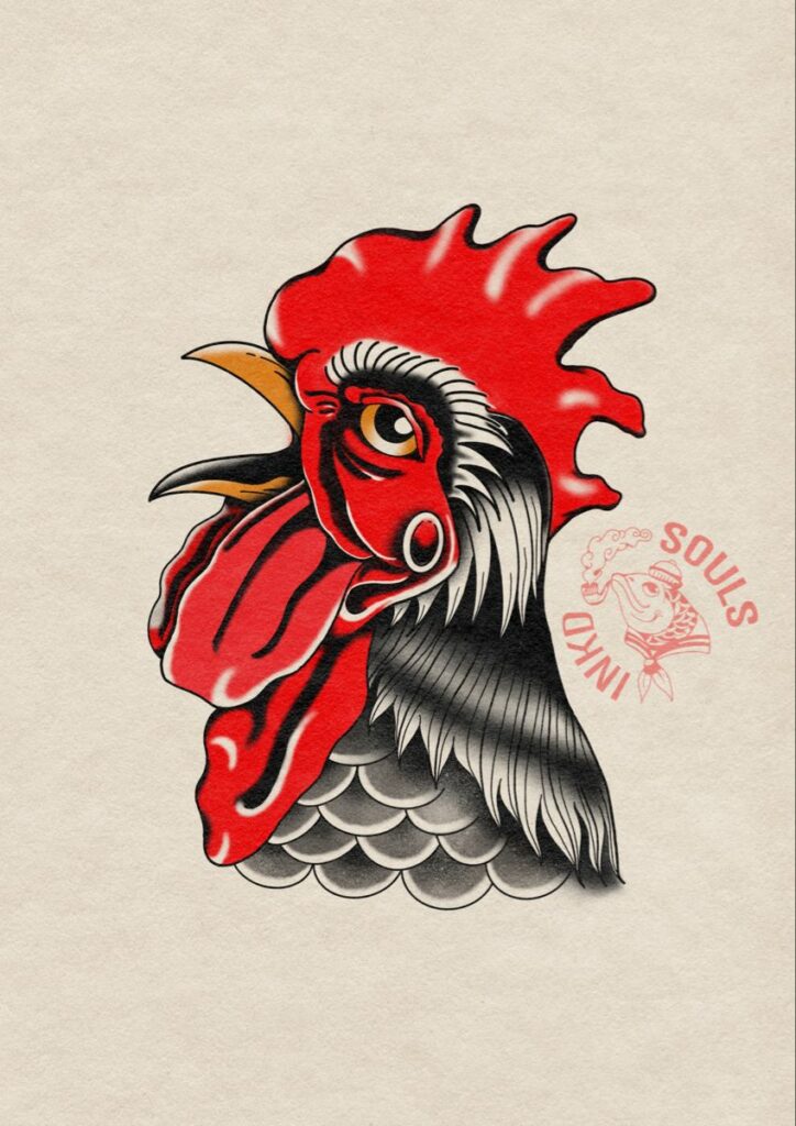 Rooster Tattoo 49