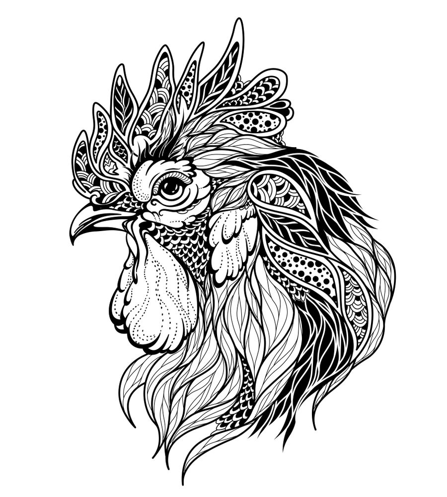 Rooster Tattoo 50