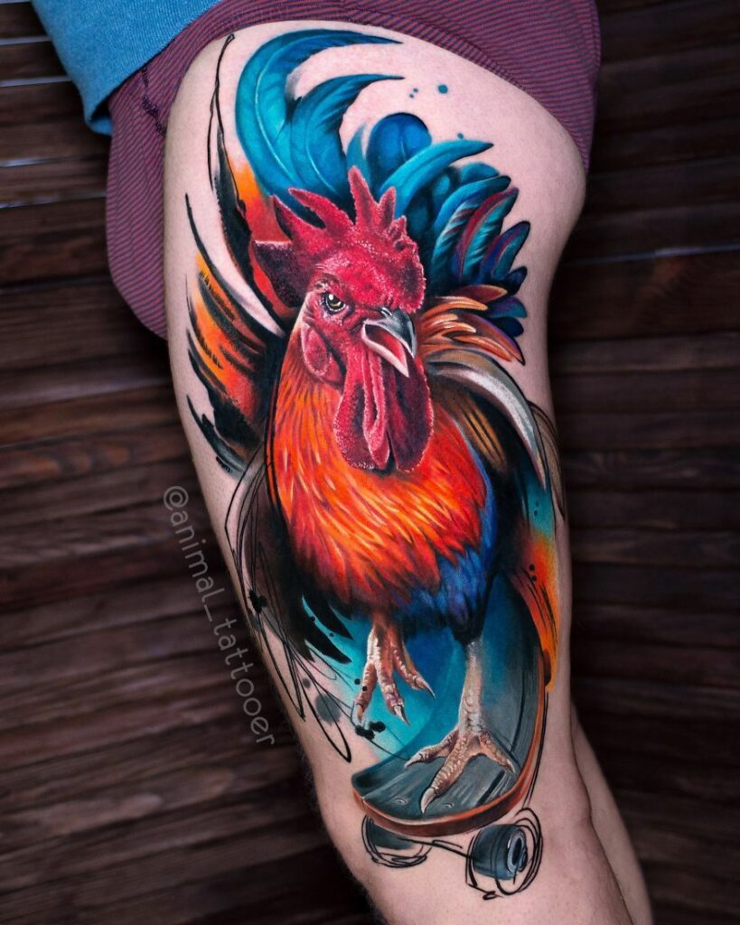 Rooster Tattoo 56