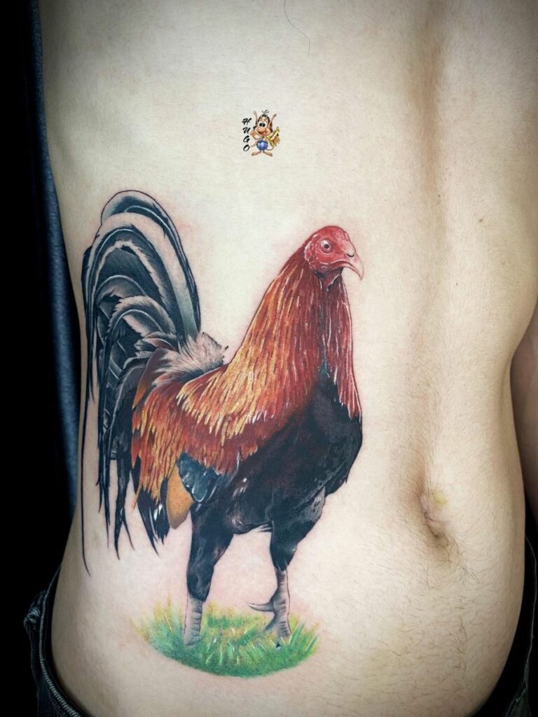 Rooster Tattoo 66