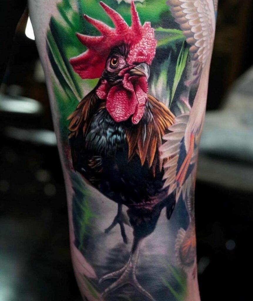 Rooster Tattoo 69