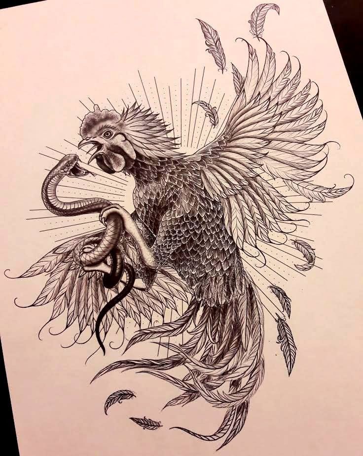 Rooster Tattoo 71