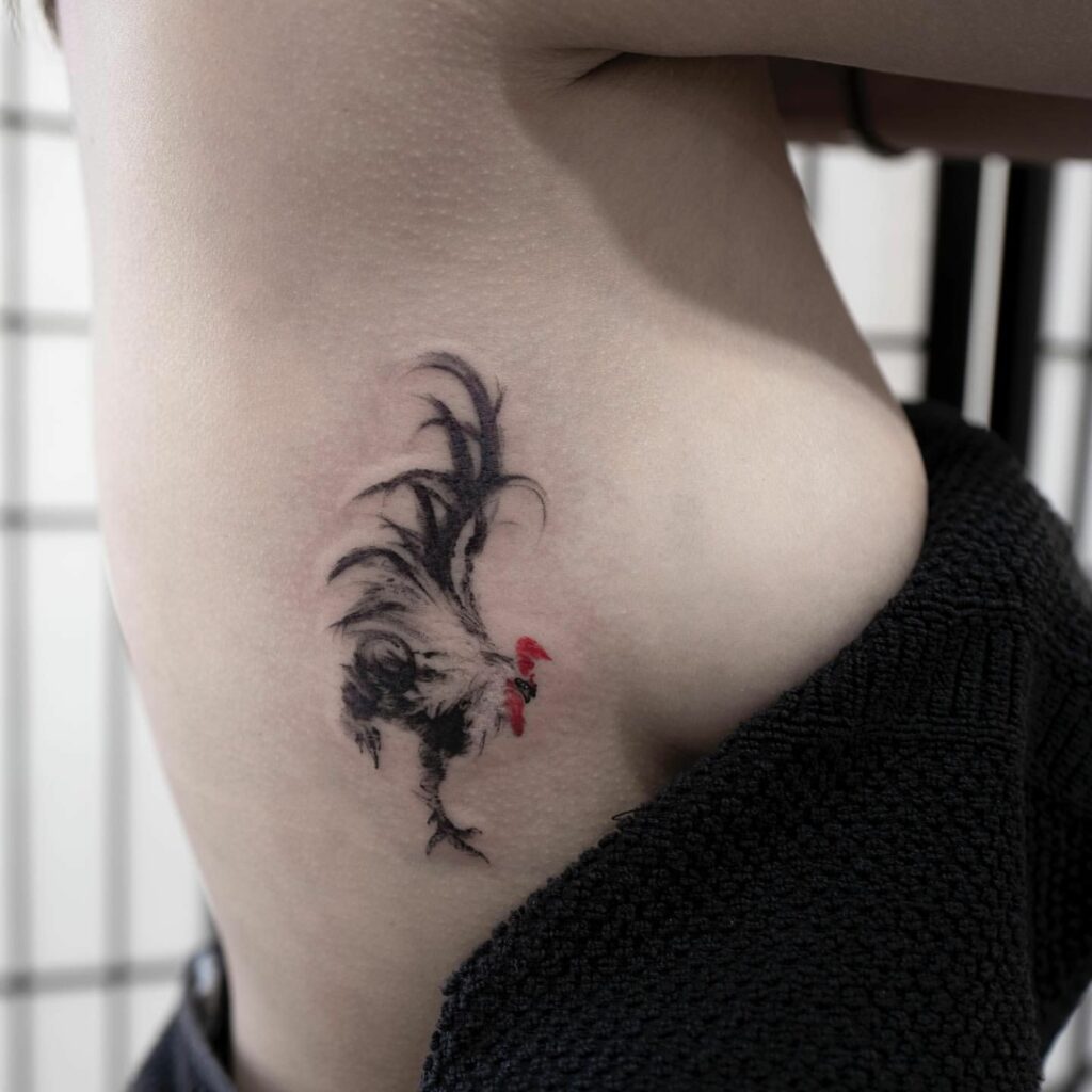 Rooster Tattoo 72