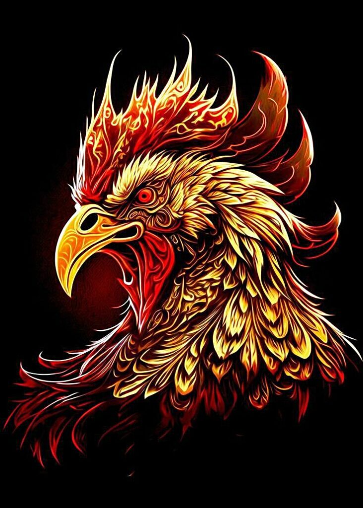 Rooster Tattoo 77