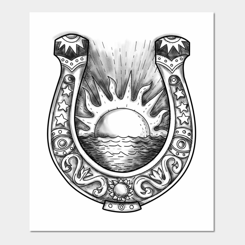 Horseshoe Tattoo 34