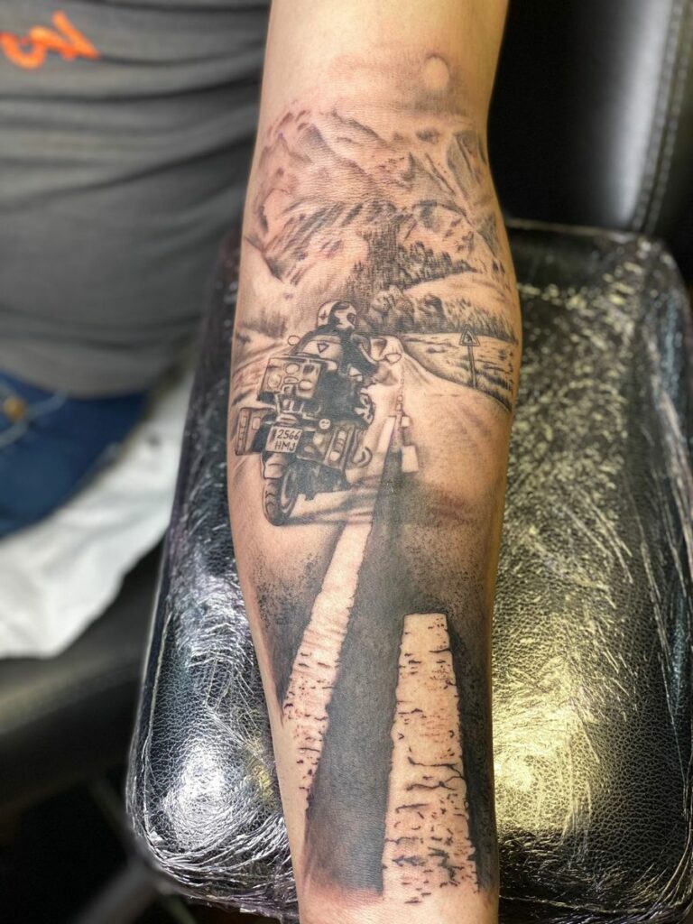 Motorcycle Tattoo 56