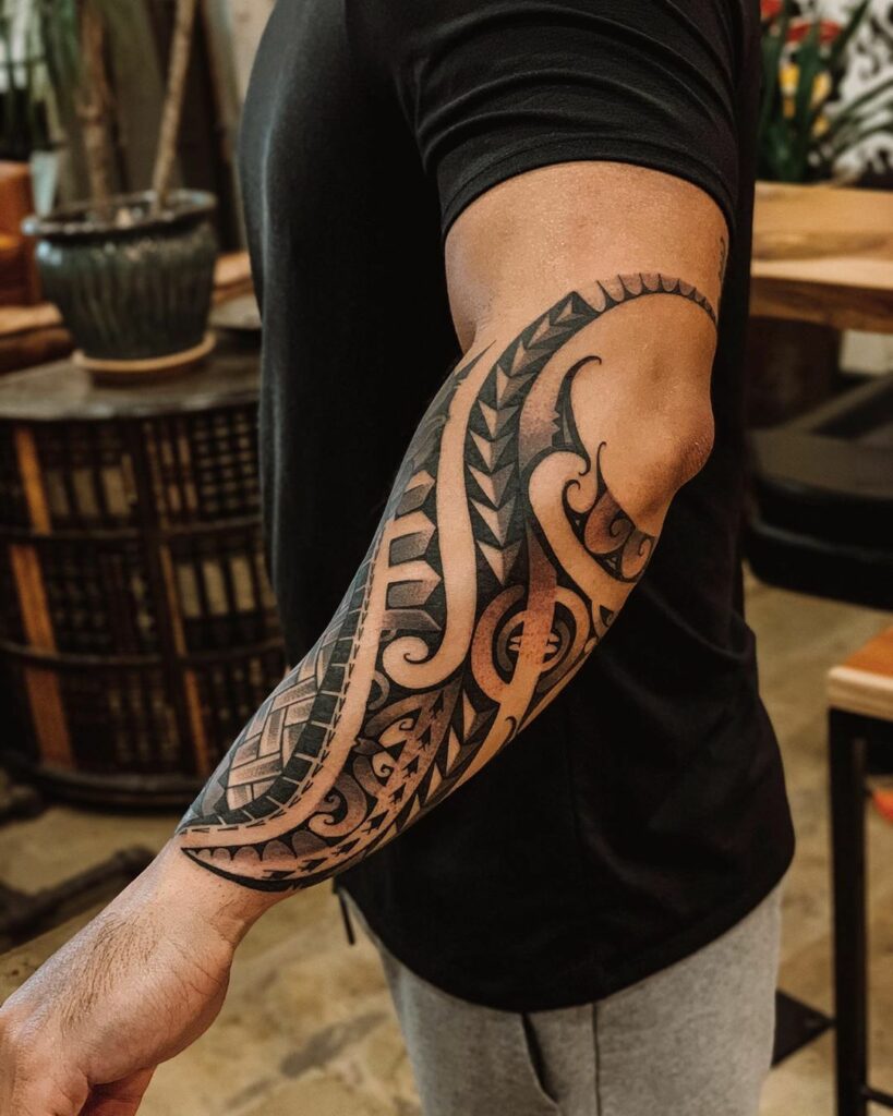 240-tribal-sleeve-tattoo-designs-2024-tattoosboygirl