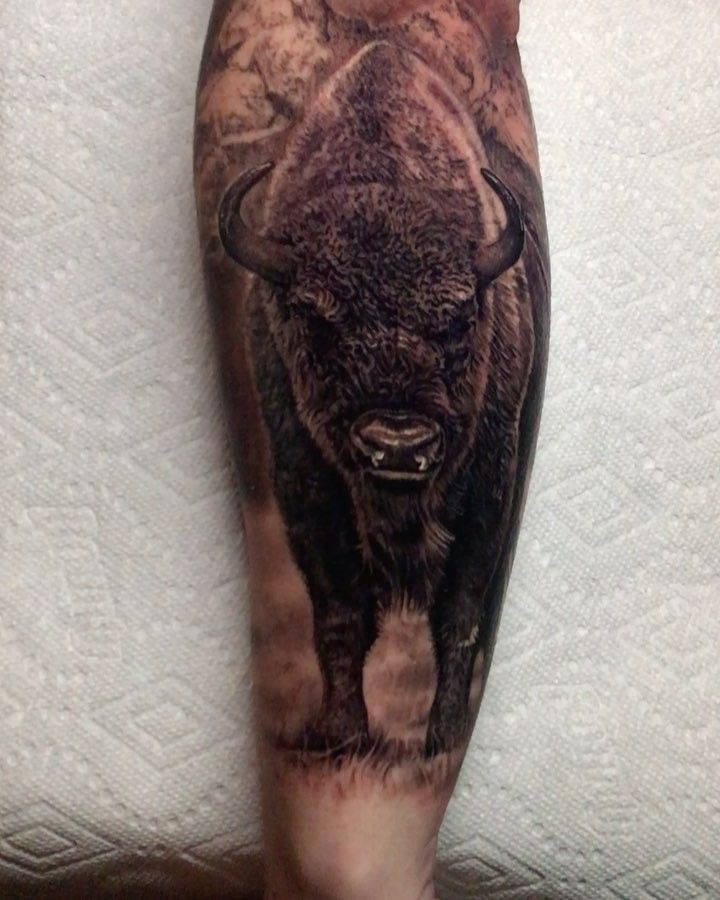 Bison Tattoo 116