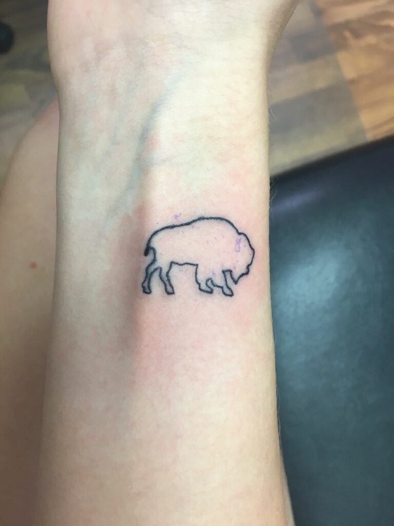 Bison Tattoo 123