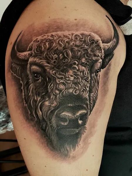 Bison Tattoo 170