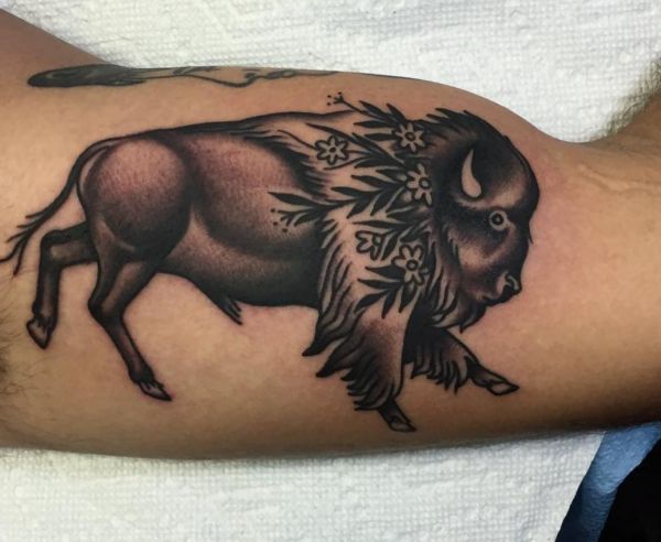 Bison Tattoo 183