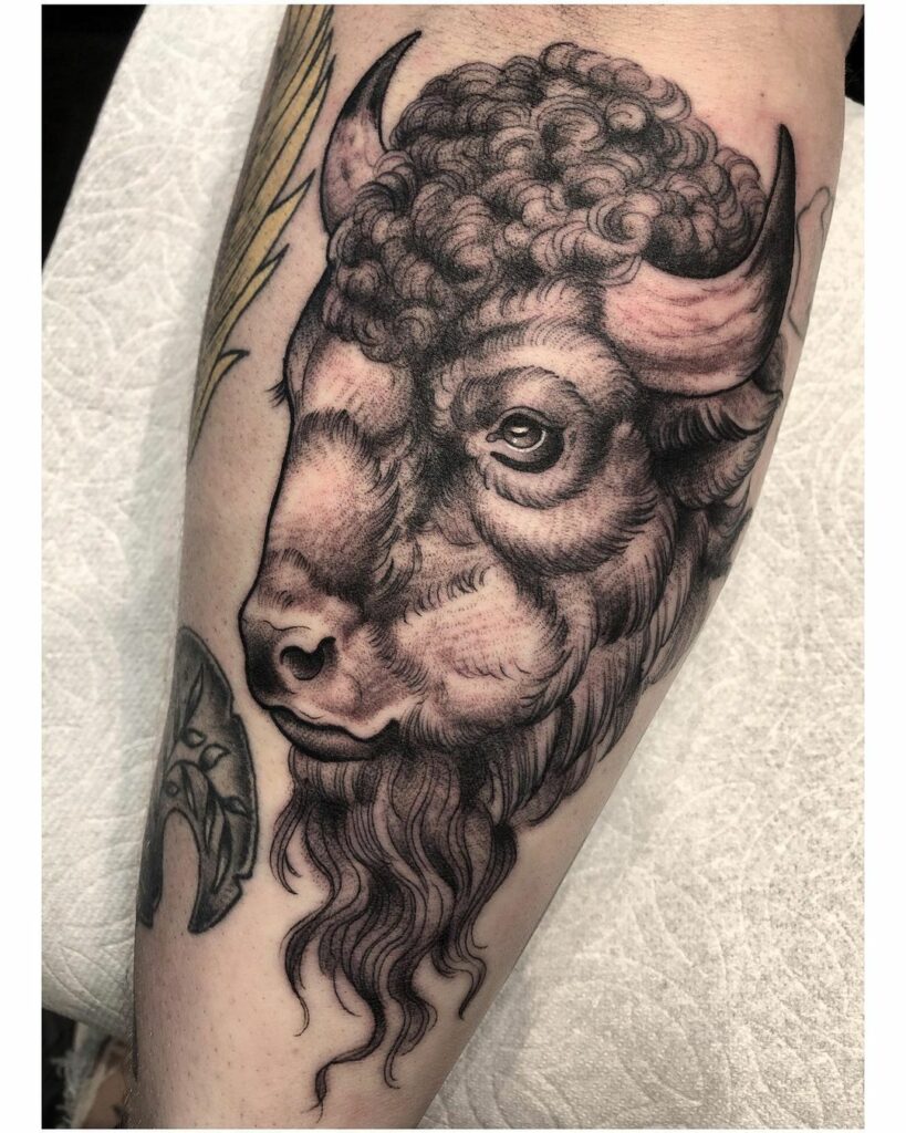 Bison Tattoo 22