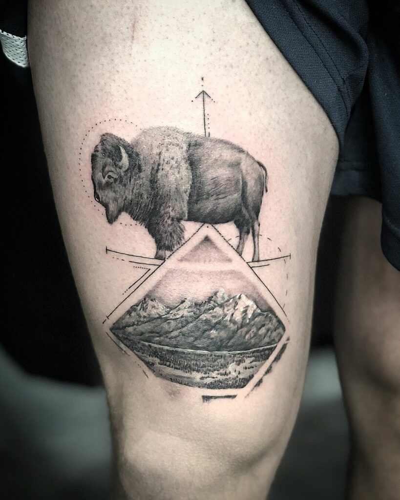 Bison Tattoo 30