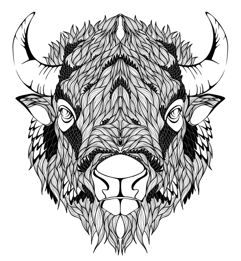 Bison Tattoo 34