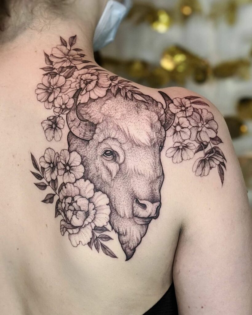 Bison Tattoo 36
