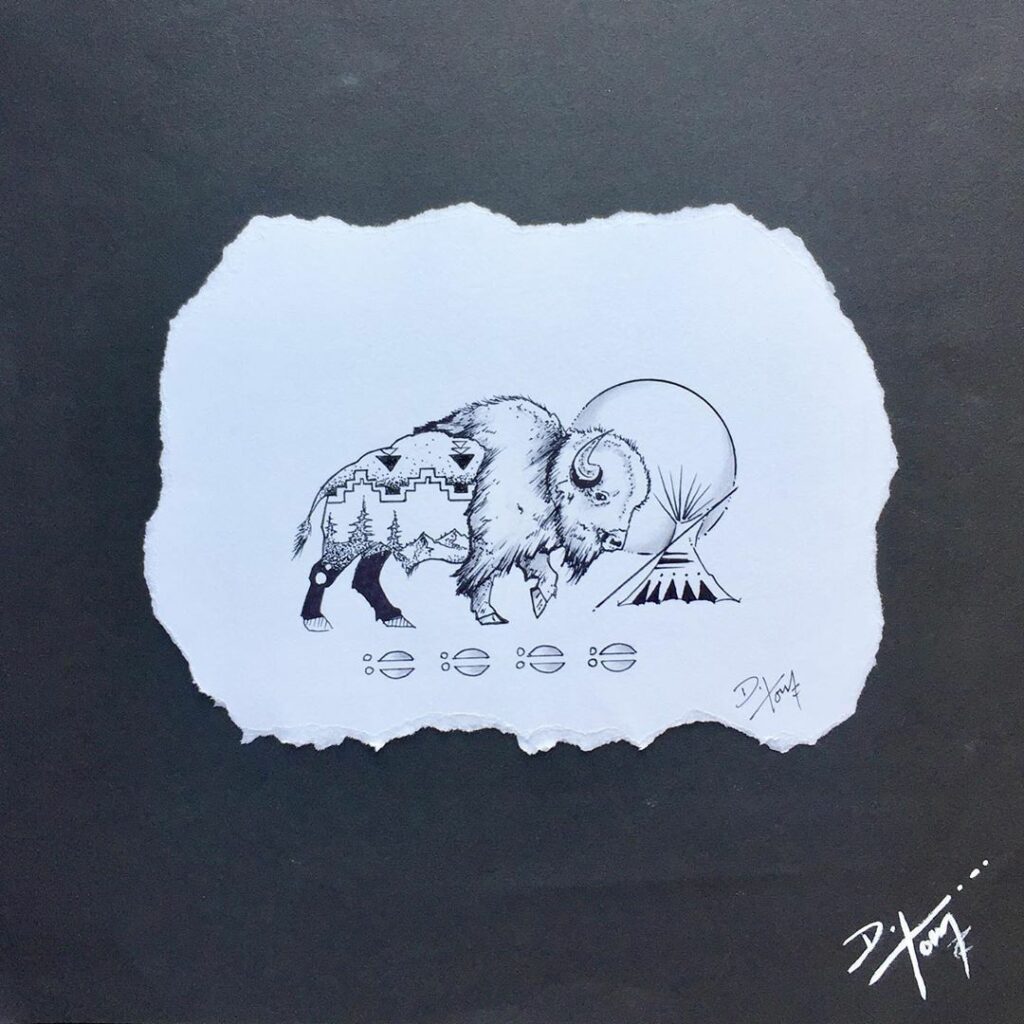 Bison Tattoo 59