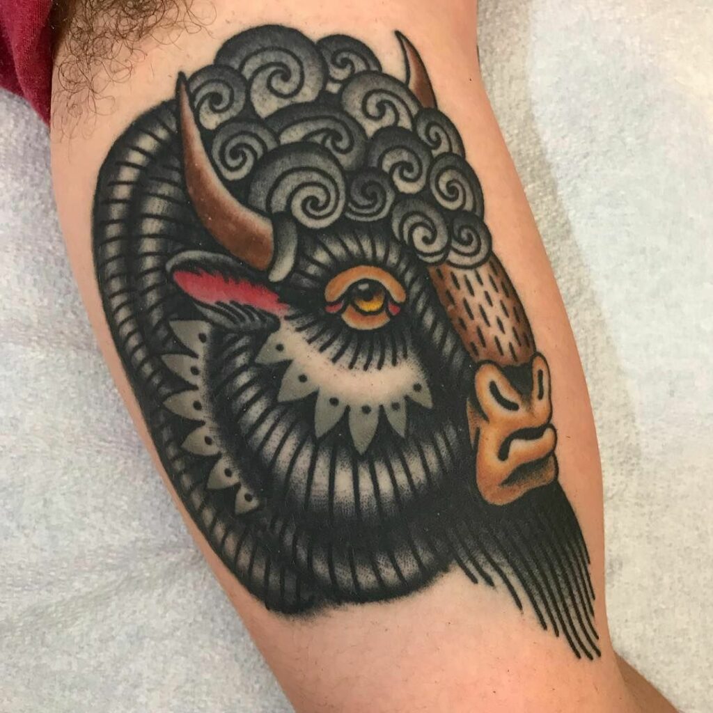 Bison Tattoo 66