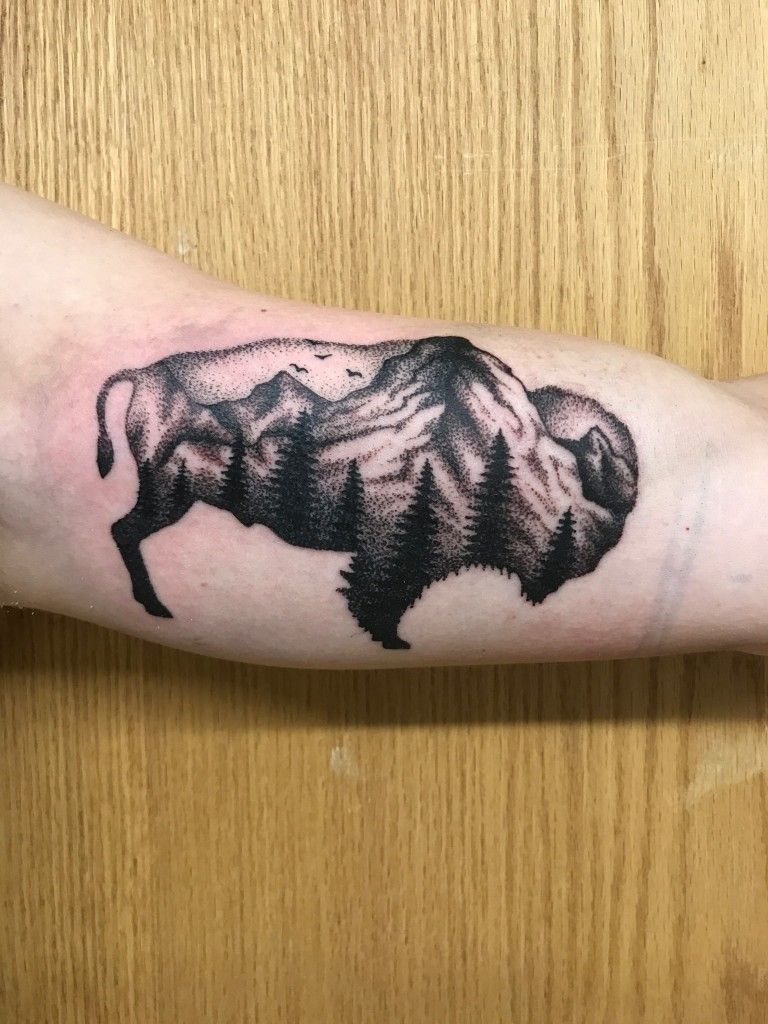 Bison Tattoo 79