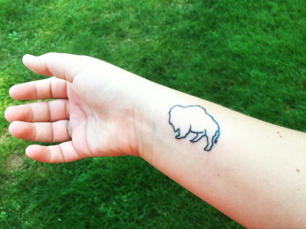 Bison Tattoo 80