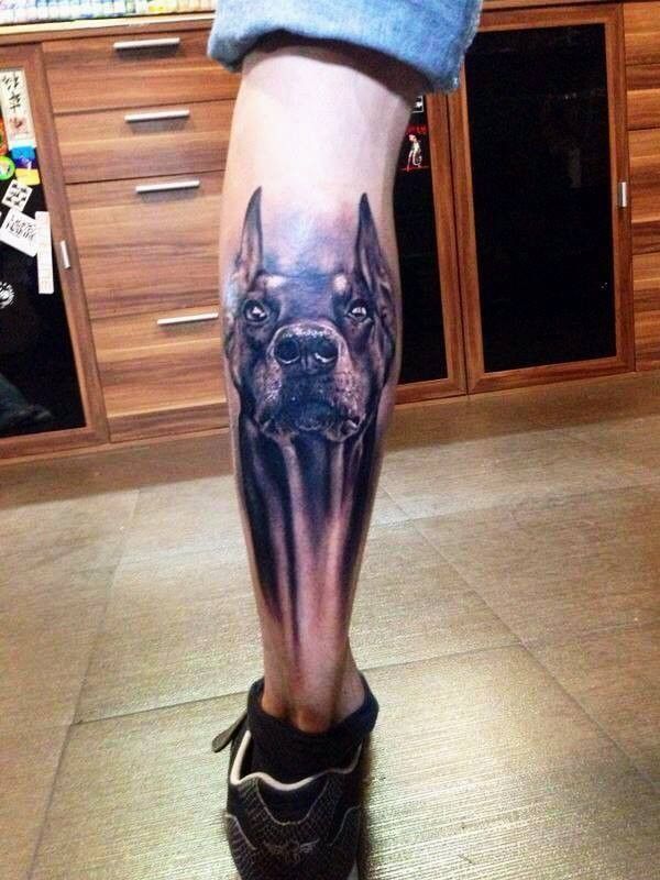 Doberman Tattoo 107
