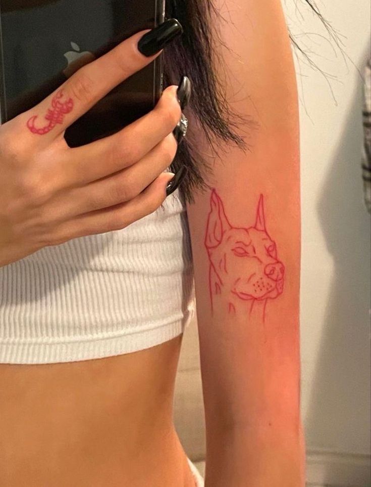 Doberman Tattoo 110