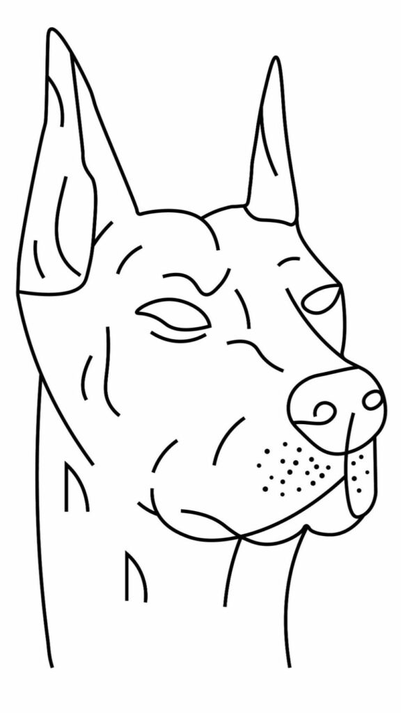 Doberman Tattoo 114