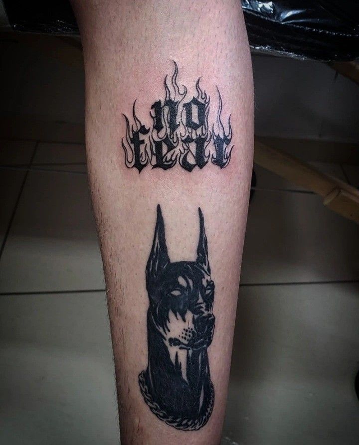 Doberman Tattoo 115