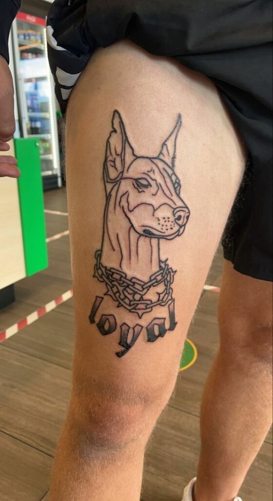 Doberman Tattoo 117