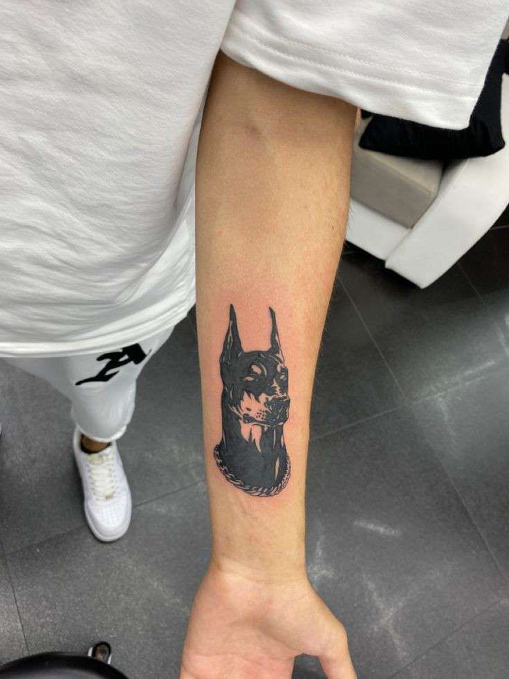 Doberman Tattoo 128