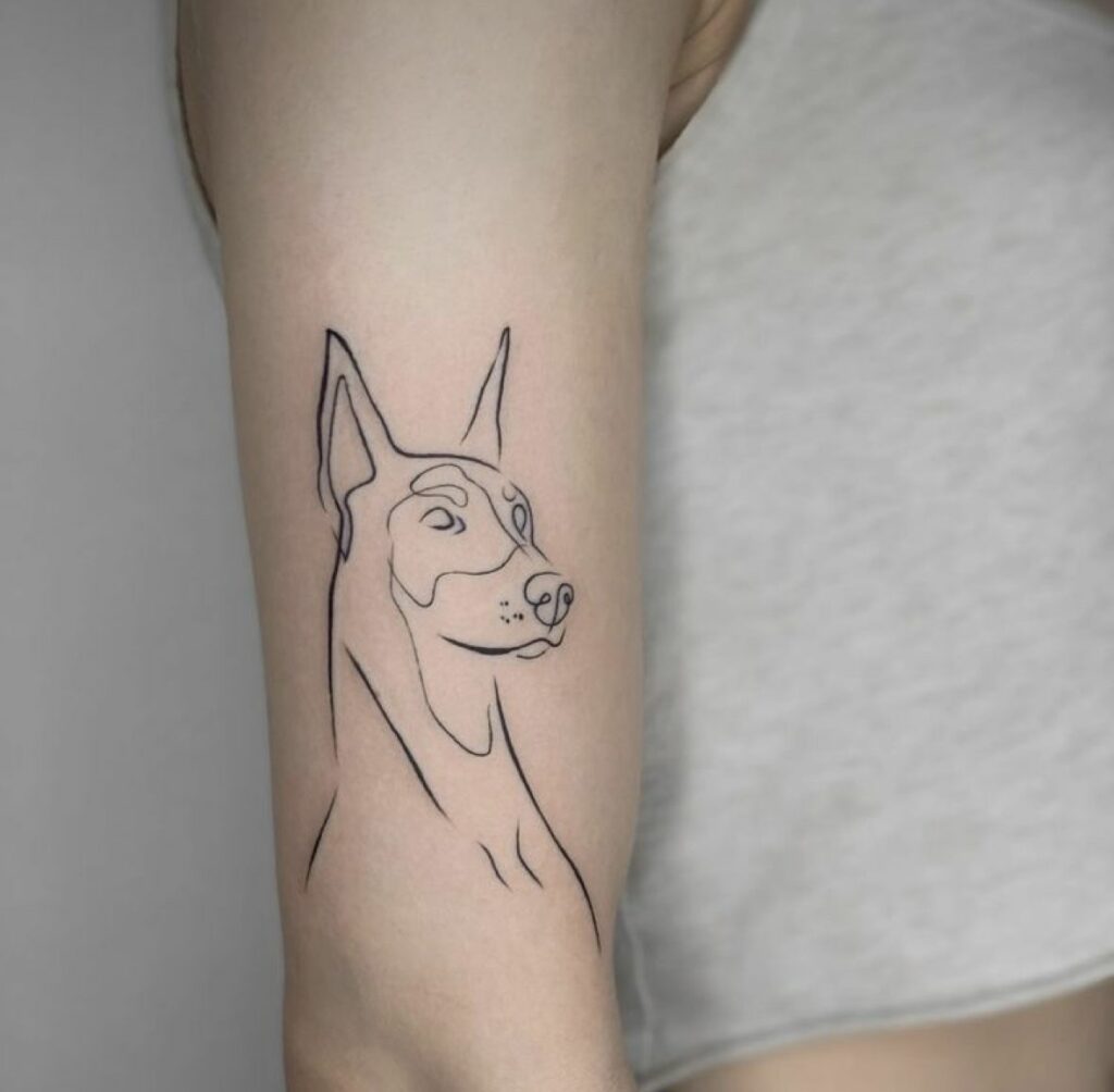 Doberman Tattoo 134