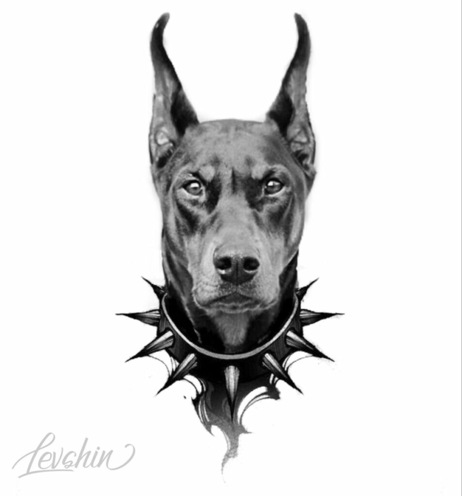 Doberman Tattoo 142