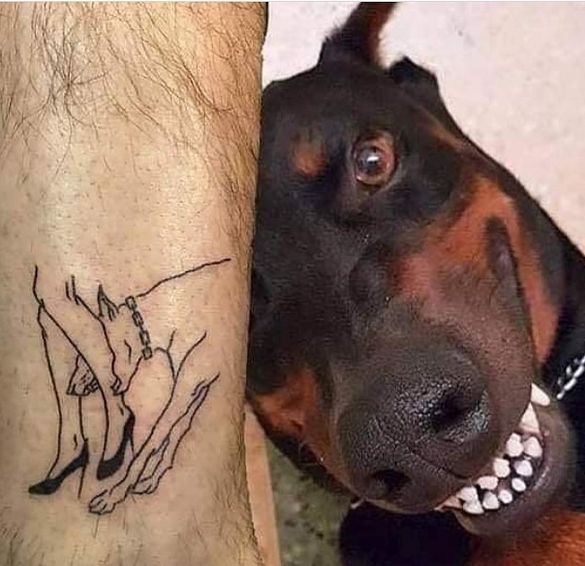 Doberman Tattoo 150