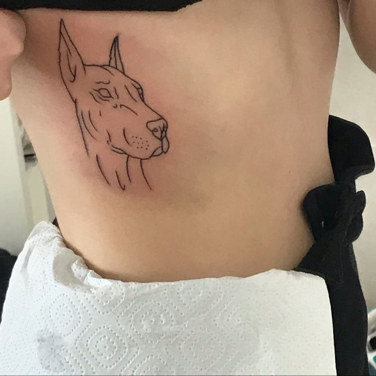 Doberman Tattoo 151
