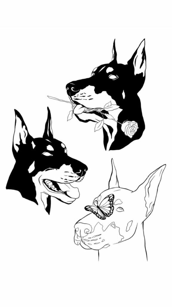 Doberman Tattoo 157