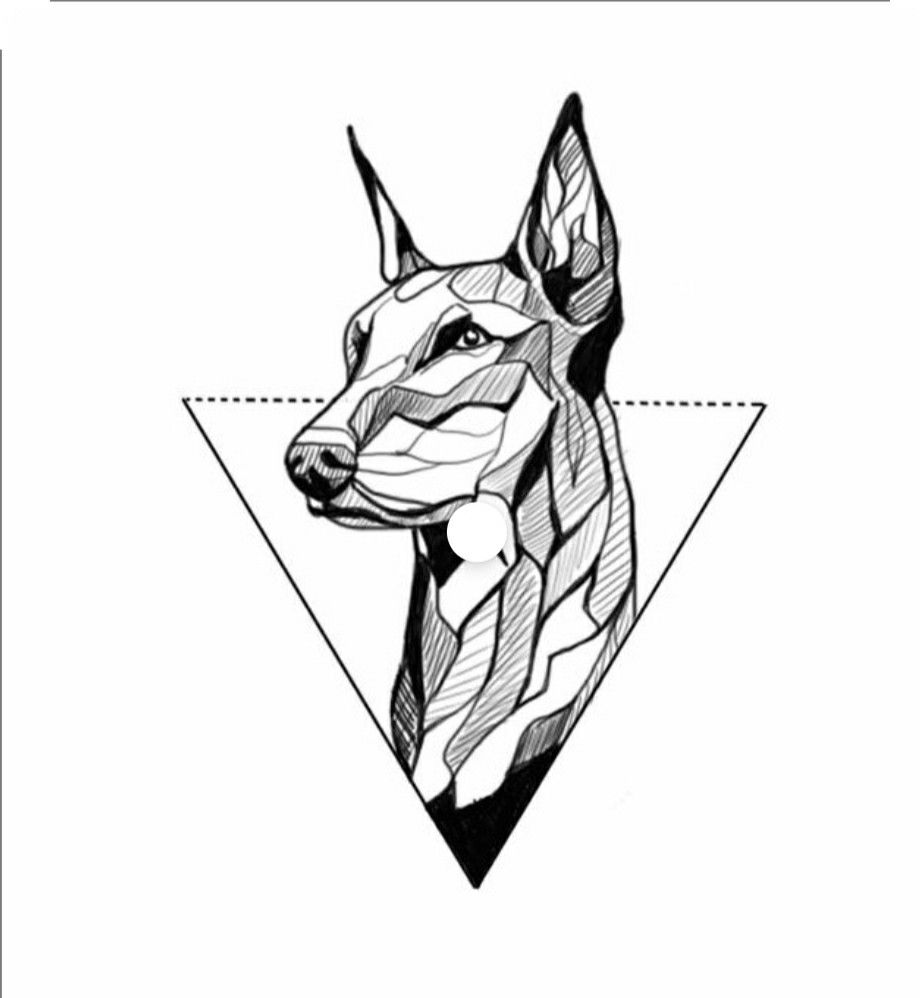Doberman Tattoo 174