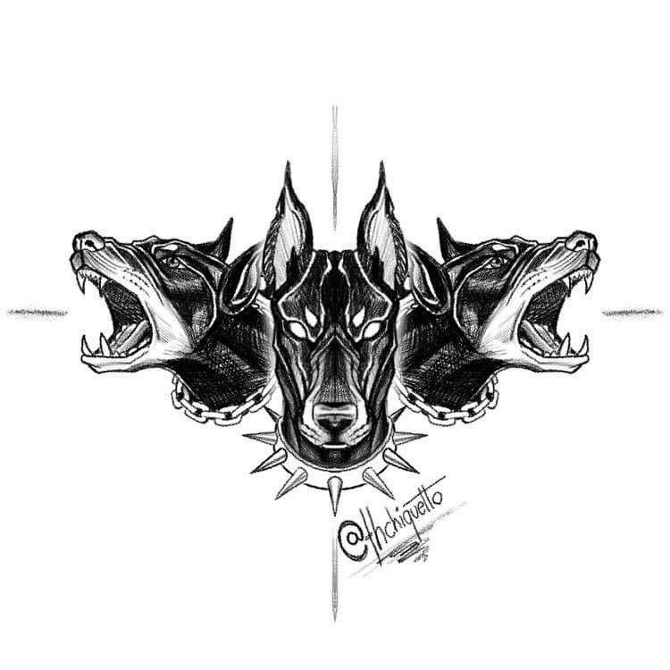 Doberman Tattoo 177