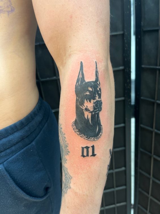Doberman Tattoo 182