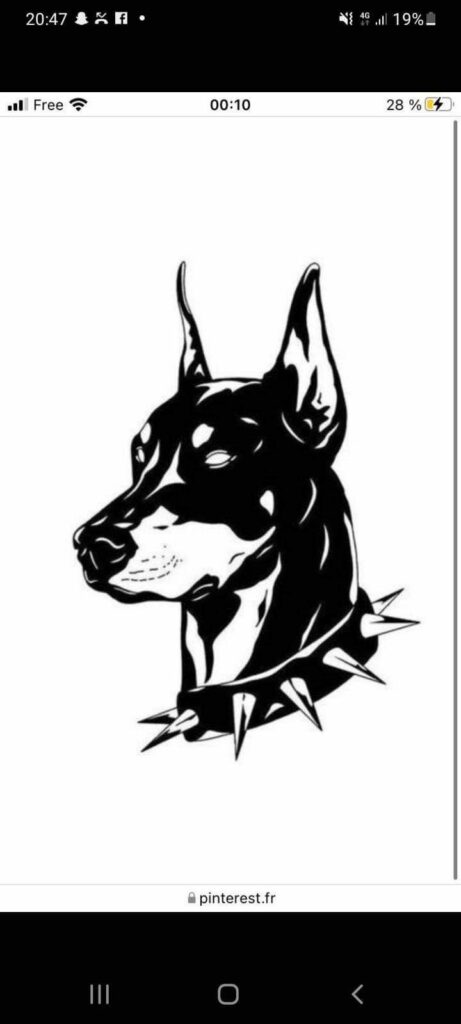 Doberman Tattoo 183