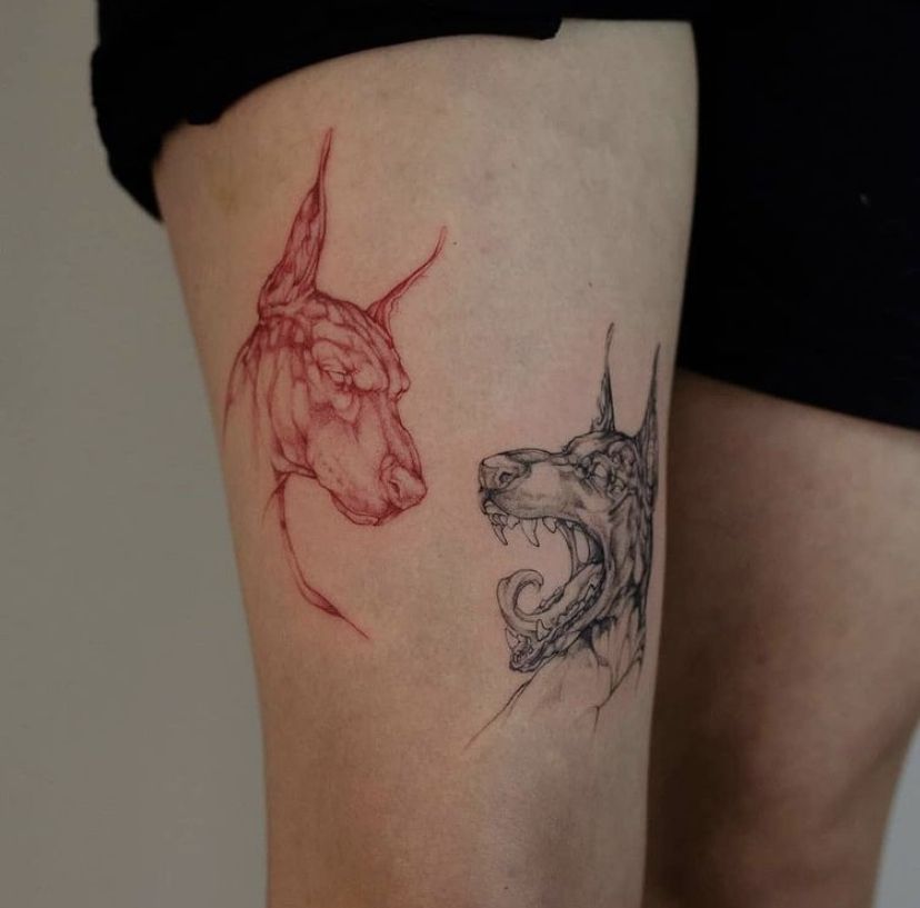 Doberman Tattoo 191