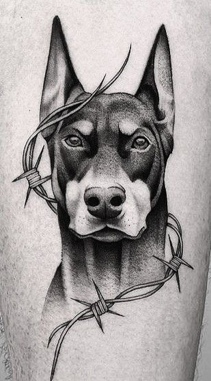 Doberman Tattoo 193